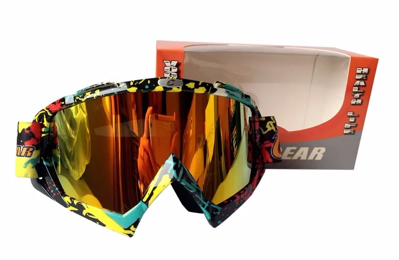 2017 Cyclegear Motor bike Goggle Sport Motocross Gafas Rainbow Lens CG11