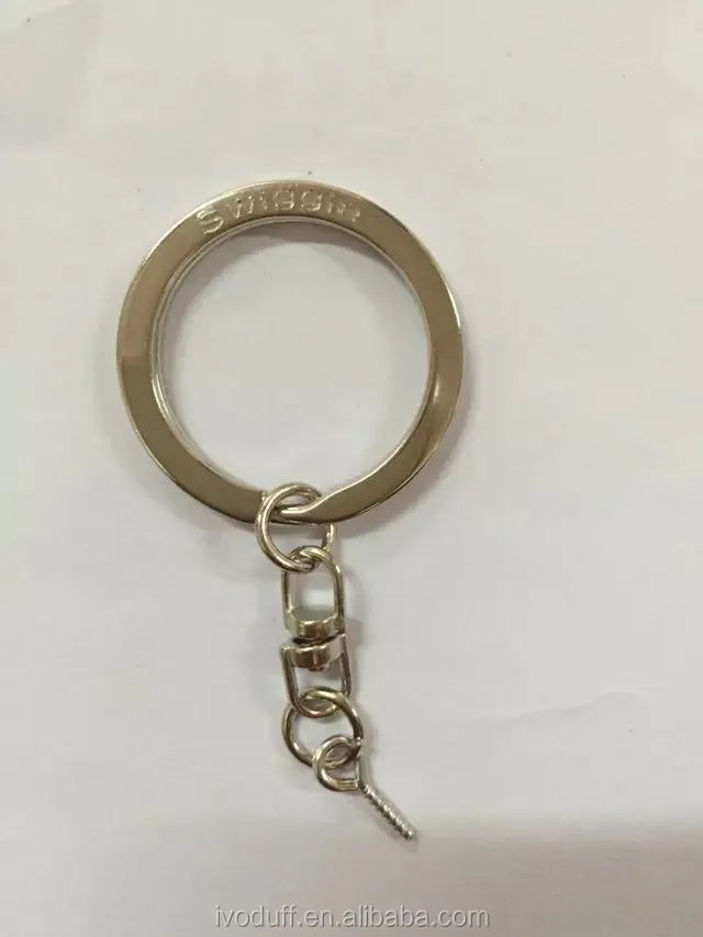 Fashion Metal Keychain With Eye Screw,Keyring With Chain Buy Keychain