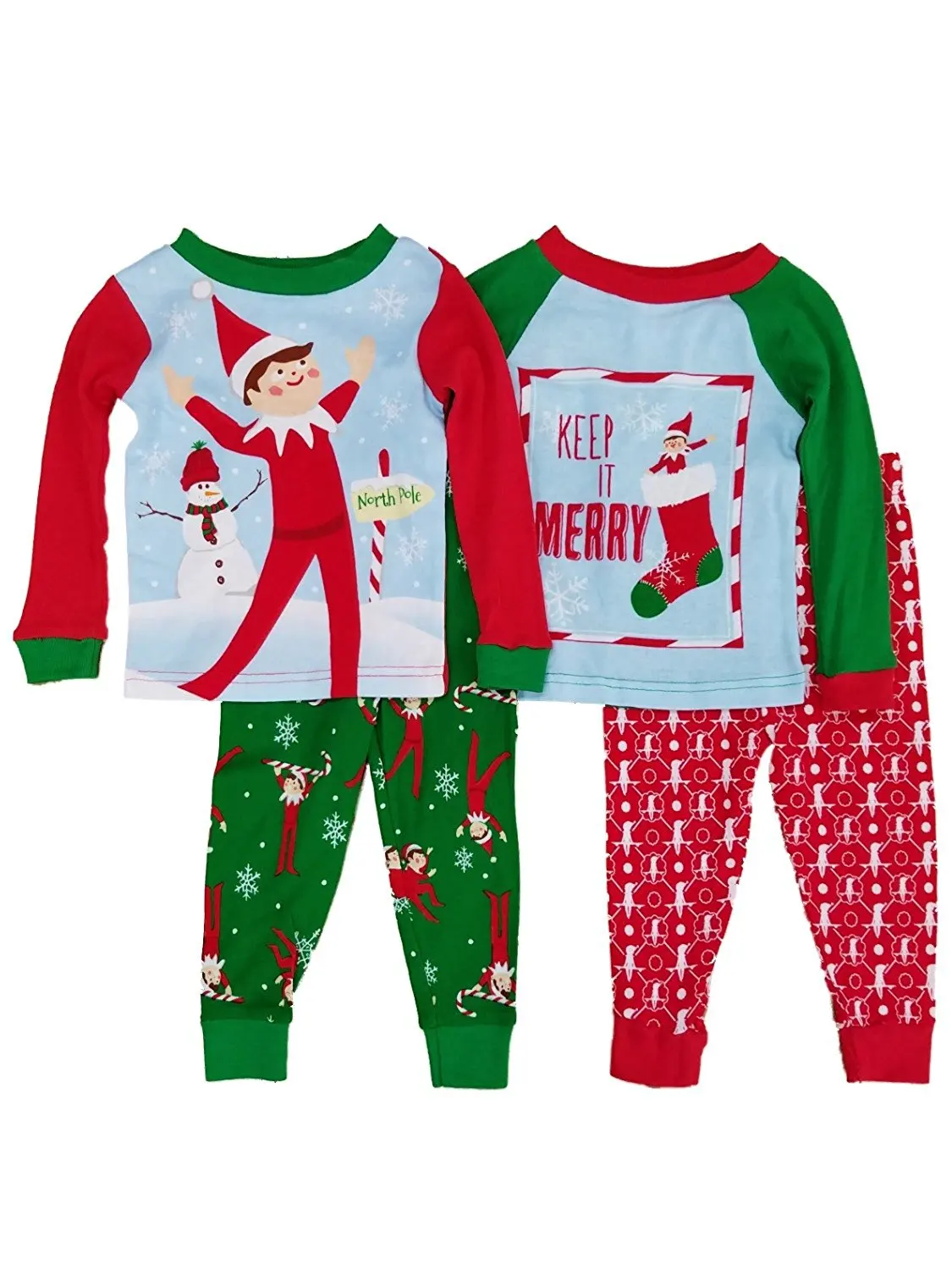 Buy AME Sleepwear Boys Christmas is Coming Elf on The Shelf Holiday