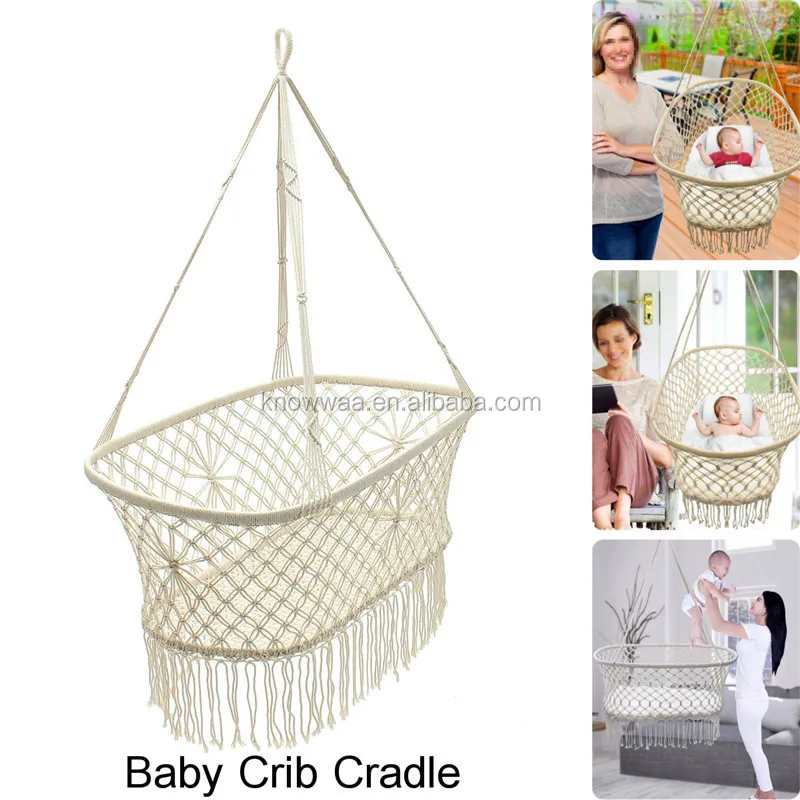 baby hammock cradle cotton hammock cribs travel crib babyhammock wooden swing 