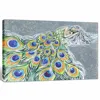 Peacock Womens Canvas Printing/Abstract Living Room Decoration/dropshipping Oil Painting Art