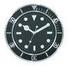 Cheap metal watch wall clock with luminous hands and hands
