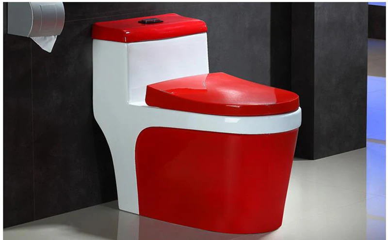 Hot Sale China Manufacture Sanitary Ware Bathroom Wc Red Toilet Bowl