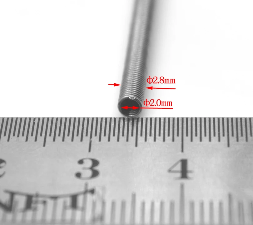 1毫米头发不锈钢关闭线圈长管延长弹簧