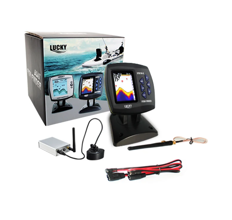 Popular Lucky Color Bait Boat Fish Finder With 300meters Wireless