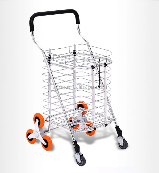 Aluminum Alloy Folding Shopping Cart With Cover,Portable Durable