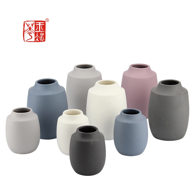 Ceramic Flower Vase for Office Home Hotel Party Wedding Decor Vase Insert