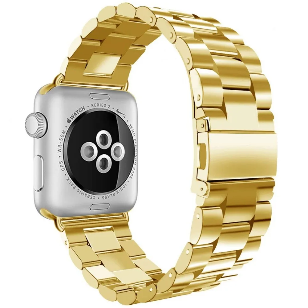 Stainless Steel Metal Bands For Iwatch 42mm 44mm Apple Watch Series 4 3 ...