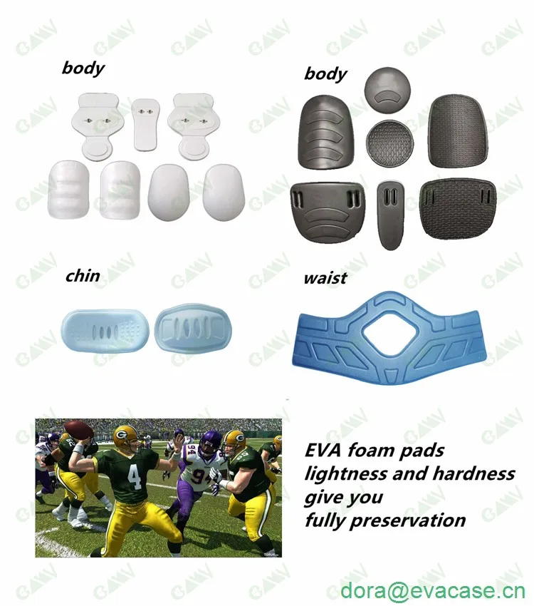 New 2016 American Football Pads Eva Foam Shoulder Pad For Football Eva Knee Pad Buy New 2016