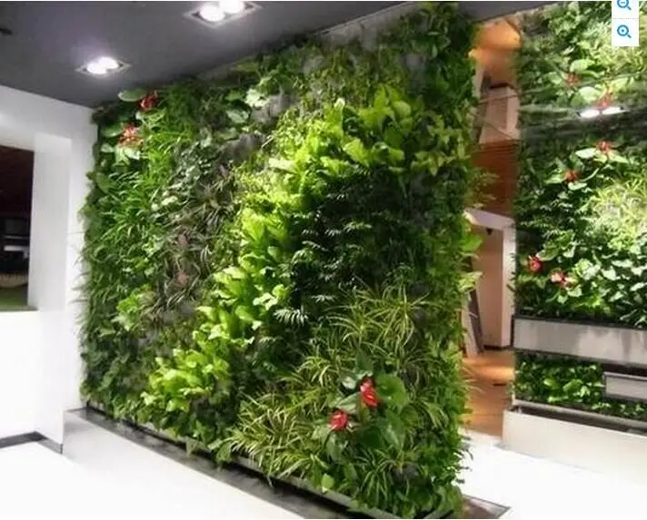 Best Selling artificial plants wall plastic vertical plants wall indoor decoration artificial grass wall