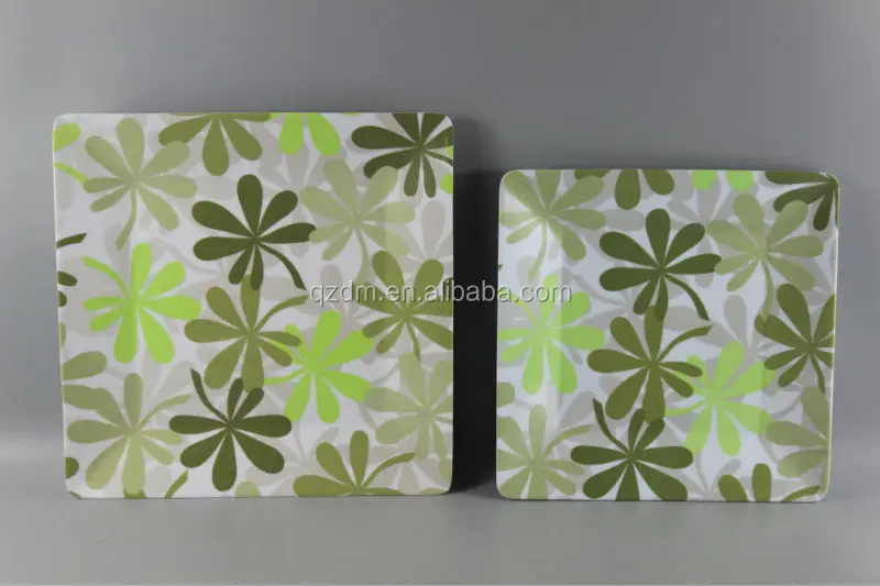 21x21cm Melamine Square Plate And Dish For Sale