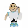 Custom soft Man shape stuffed toy Plush doll with engineer clothes