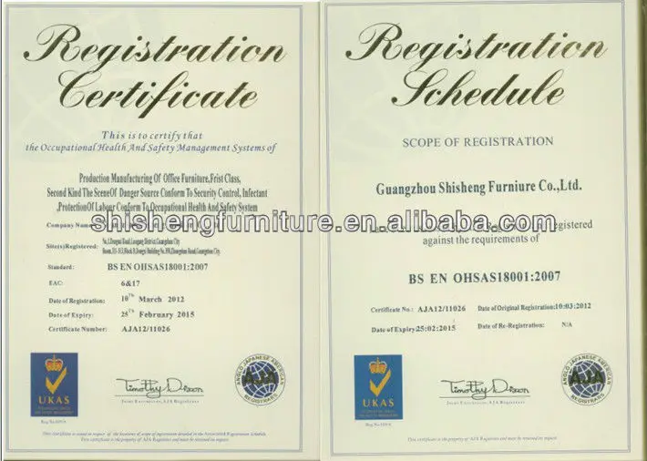 certificate of quality 1