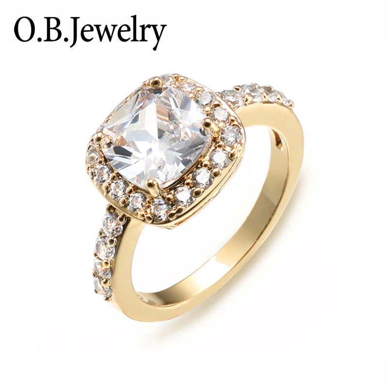 Ob Jewelry-wholesale Price Solid Silver Plating Wedding Ring 14k Gold Jewelry Wholesale - Buy ...