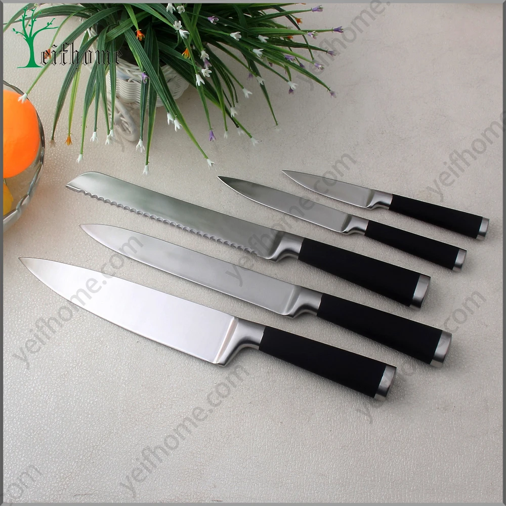 2017 Hot sale stainless steel 5pcs kitchen knife set
