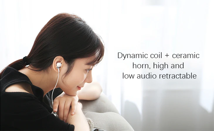 Original Xiaomi In-Ear Earphones Wired Headphones Earphone 1.25m Type-c Connectors Xiaomi Mi Earphone