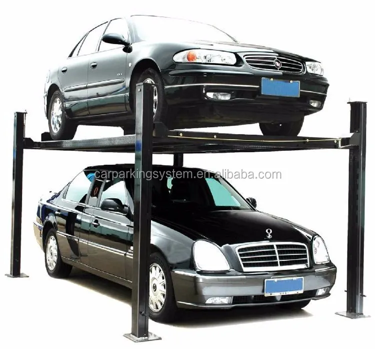 Hydraulic 4 post portable car parking system