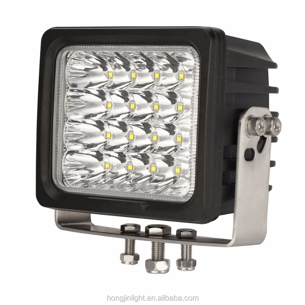 5.9inch High Lumen 8500 Lumen 100w Square Led Work Light Crees Chip 5w