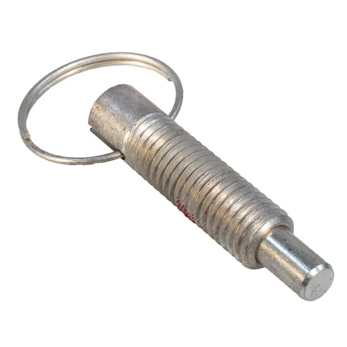 Stainless Steel Pull Ring Indexing Spring Handretractable Plunger