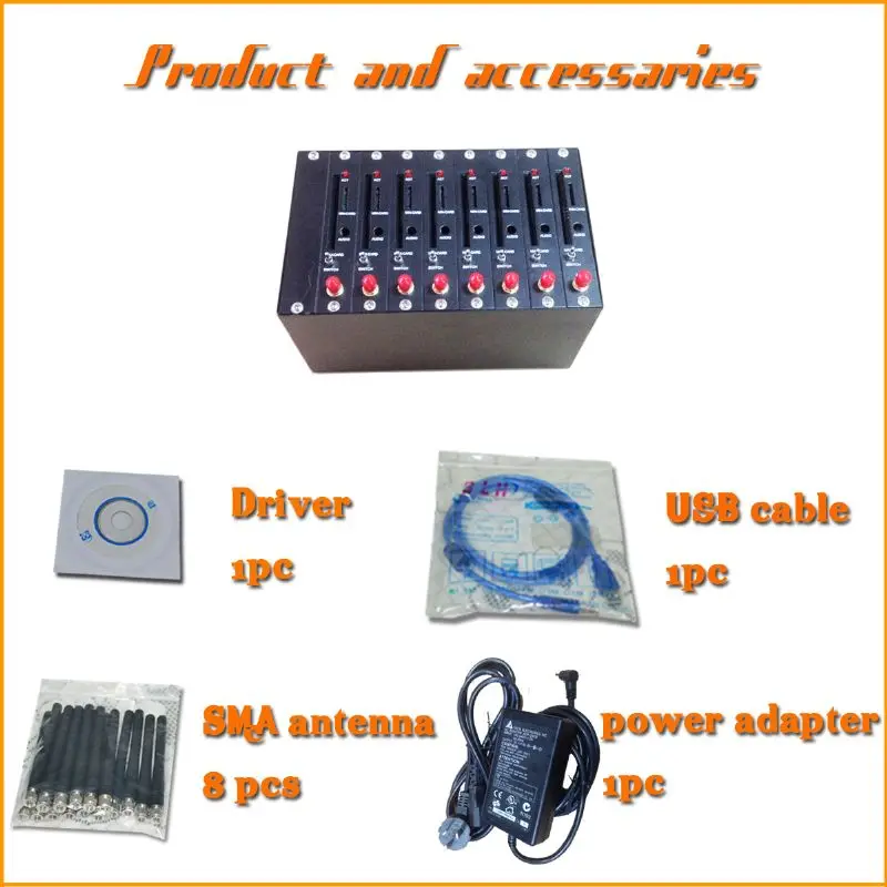 8ports gsm modem accessaries