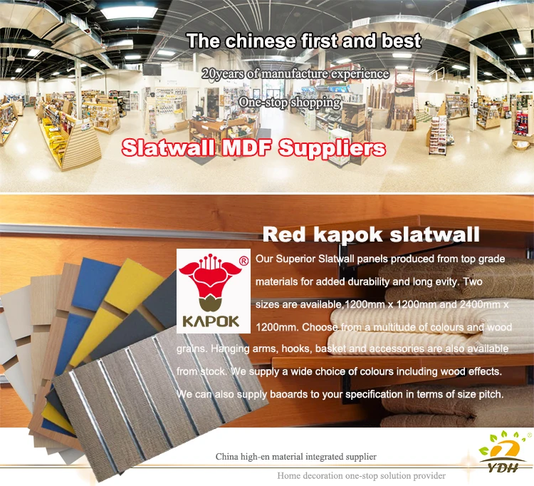 Kapok Panel Hot sale slatwall dimensions groove, View slatwall