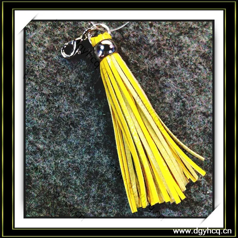 Colorful L Tassel / Keychain Leather Tassel/suede Leather Tassel Buy