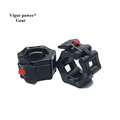 Vigor Power Gear 2 Lock Jaw collars standard barbell collars weight lifting Squatting Safety gym easy