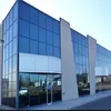 Hidden aluminum frame curtain wall structural glazing systems