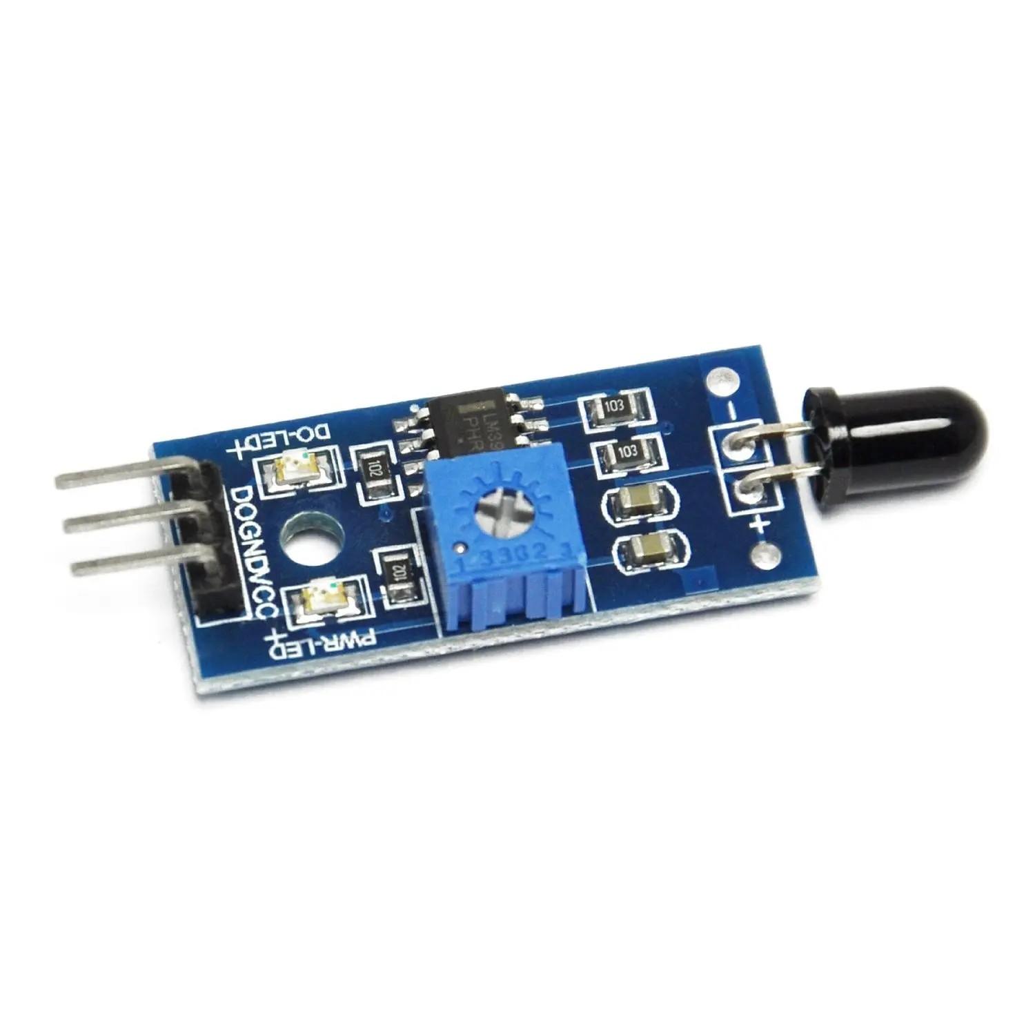 uxcell IR Flame Sensor Module Detector 4 Pin Temperature Detecting for Arduino