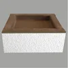 EPS/GRC Corner Column Post Piers With Recessing And Cap