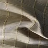 100% Silk Yarn Dyed Check Pattern Silk Dupion Fabric for Aged Man