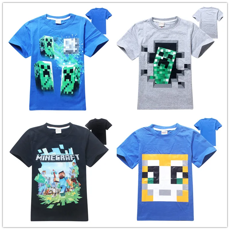 4 14Y Summer New Cartoon Children T Shirts Boys Kids T Shirt Designs Teen Clothing For