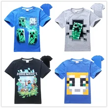 4 14Y Summer New Cartoon Children T Shirts Boys Kids T Shirt Designs Teen Clothing For