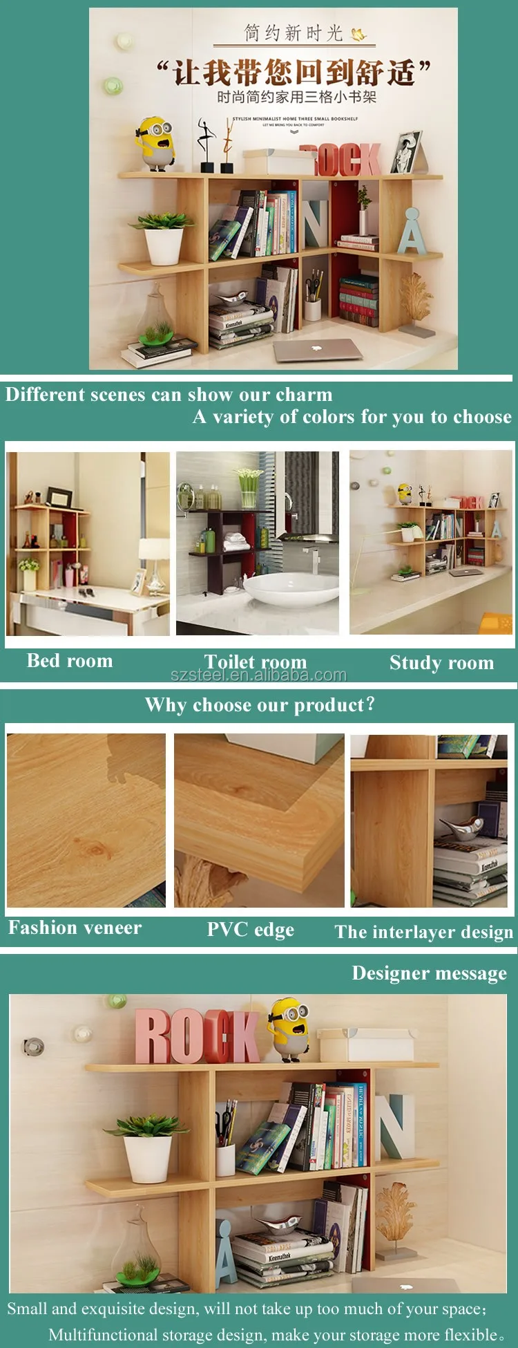 Commercial Wooden Bookshelf Bookcase On Desk Top Buy Wooden Bookshelf