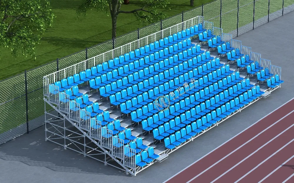 portable seating for sports events