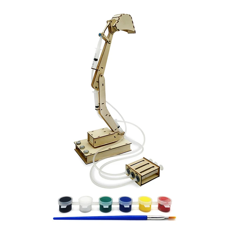 Pneumatic And Hydraulic Force Excavator Experiments Kids Science Kit