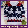 High quality knitted Christmas fashion design winter warm kid sweater