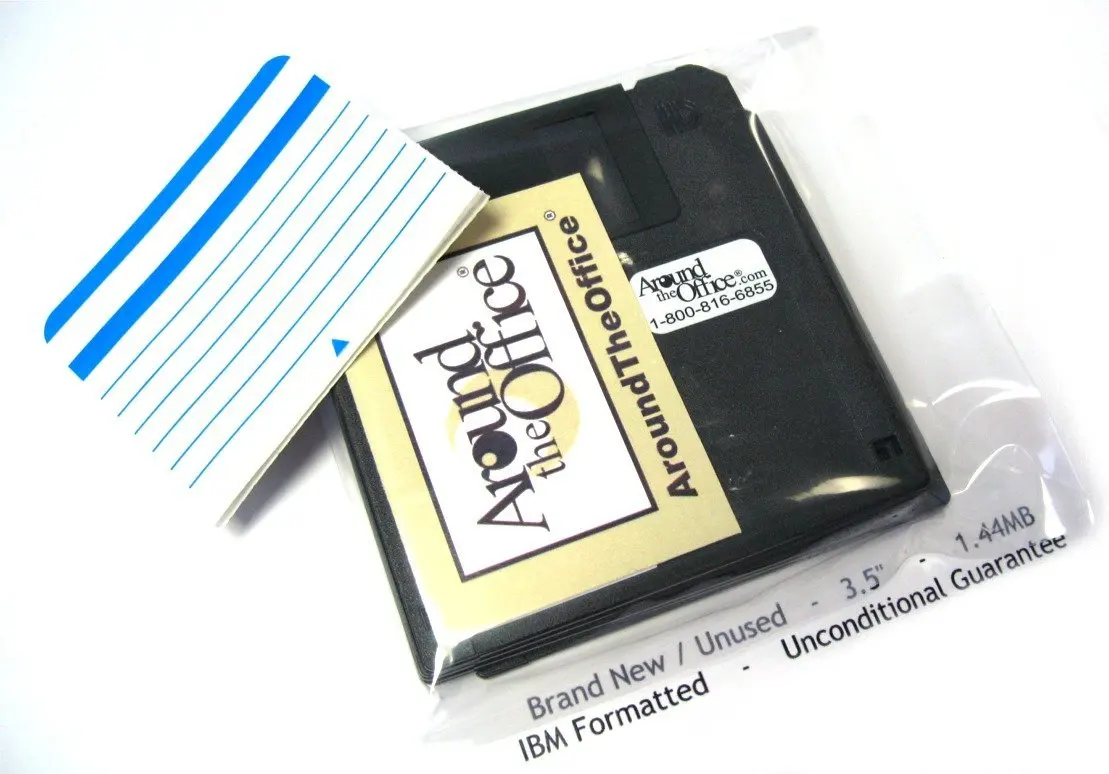 hd ibm formatted 2shd 1.44mb floppy disk