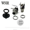 New arrival WNRE all-copper DC-025BML waterproof DC Power Jack 3 pin with screw thread & side cut