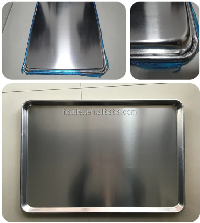 Aluminum Food Trays With Oven Flat Sheet Perforated Baking Trays 5 Part