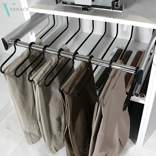 Modern Adjule Wardrobe Pull Out Trouser Rack Pants Closet Modern Adjule Wardrobe Pull Out Trouser Rack Pants Closet Accessories