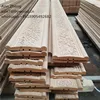 real wood material and beech carved wood mouldings and millwork