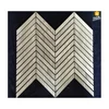 China manufacturer various style gold leaf shape mosaic tile