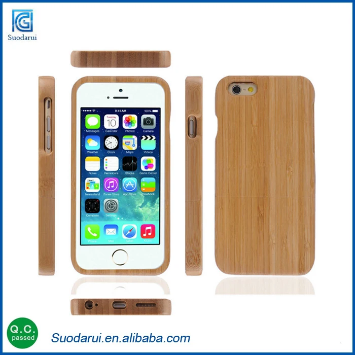 Wood Cell Phone Case For iPhone 6 7 8 X Xs Bamboo Hard Case