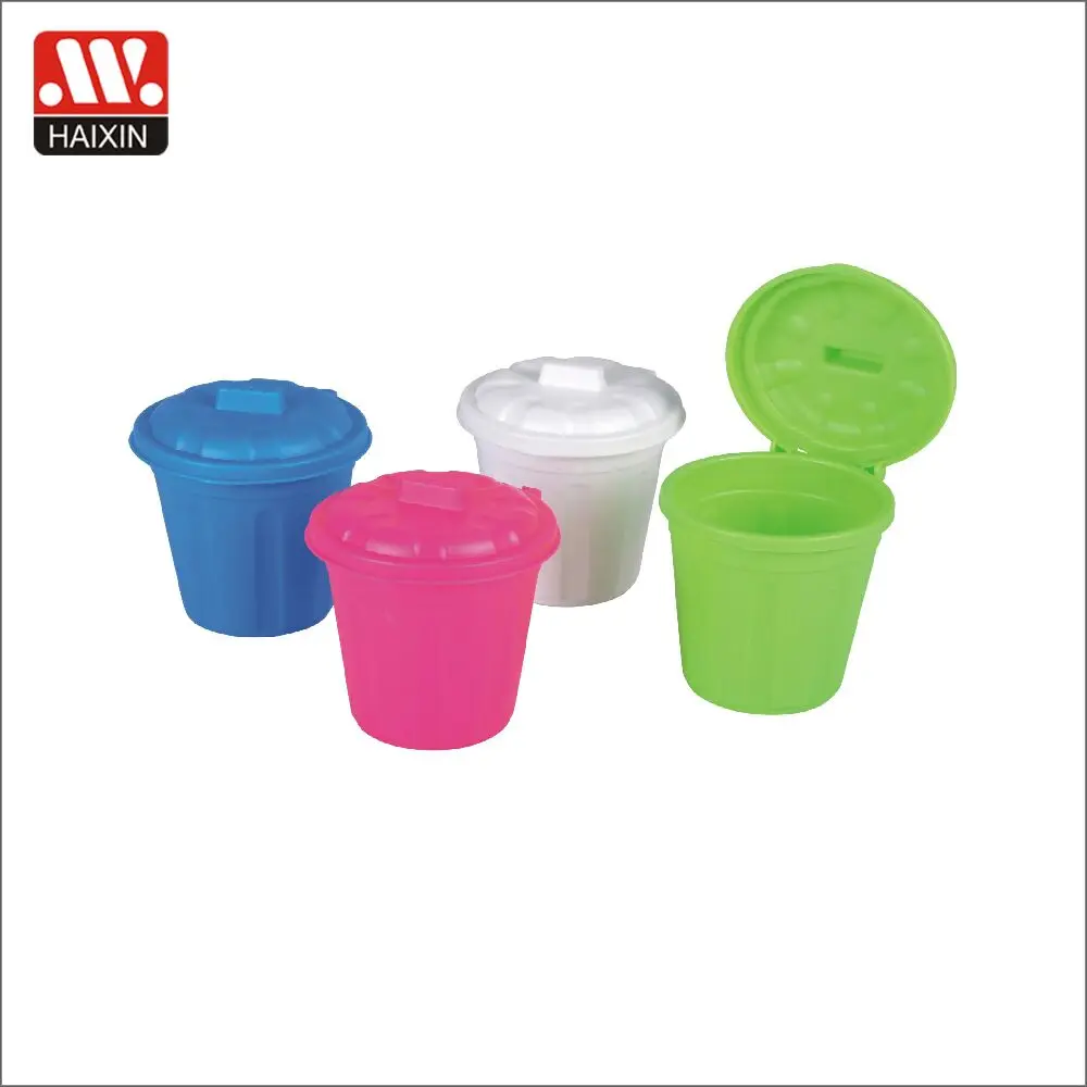 Home Decoration Dustbin Plastic Garbage Can Rubbish Container