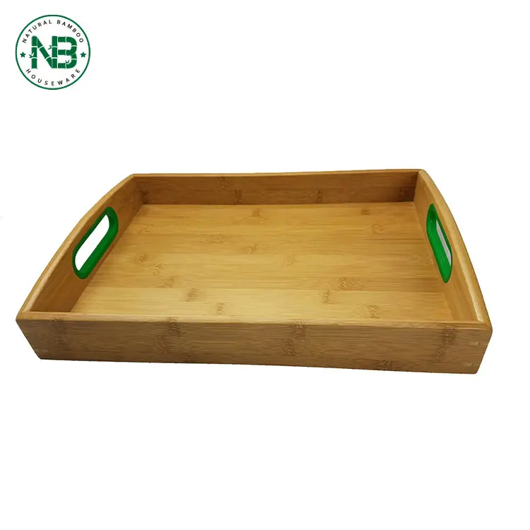 Wholesale Natural Bamboo Serving Trays Sets 2 Rectangle Tray - Buy ...