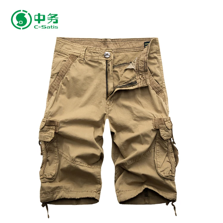 High Quality Summer Six Pockets 100% Cotton Men Half Short Pants For ...