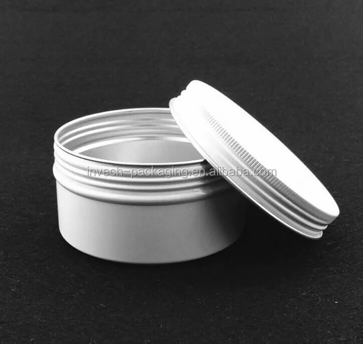 round aluminium tins