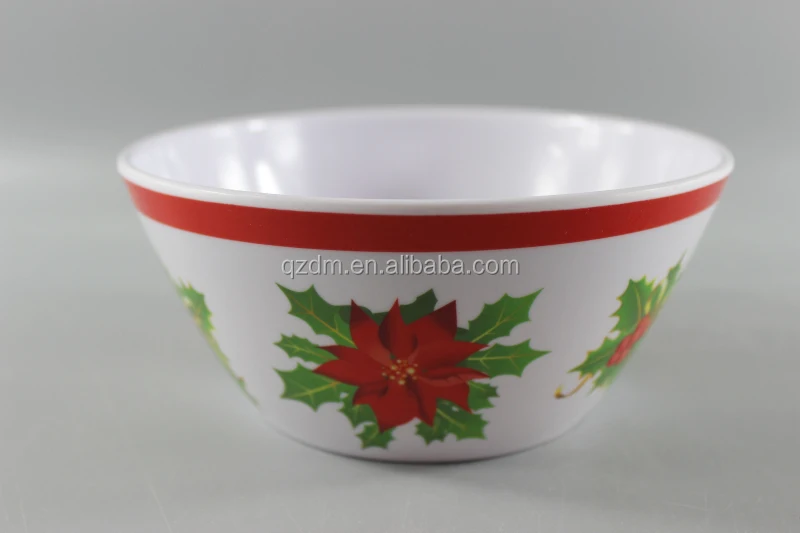 Christmas Melamine Salad bowl Xmas 6inch