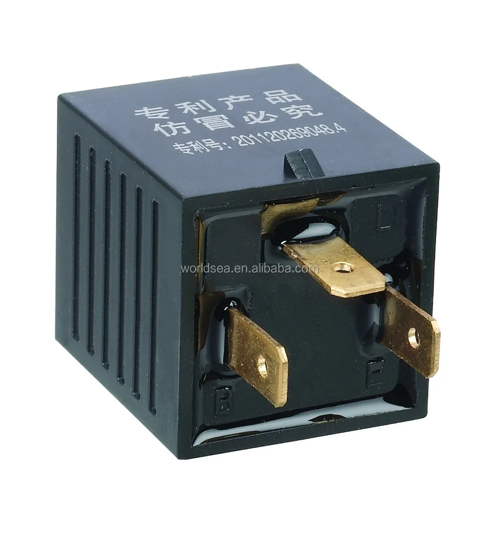 Relé Intermitente LED Universal 12V/24V Para Coche Y Moto – Ajustable, 3 Pines, Plug & Play